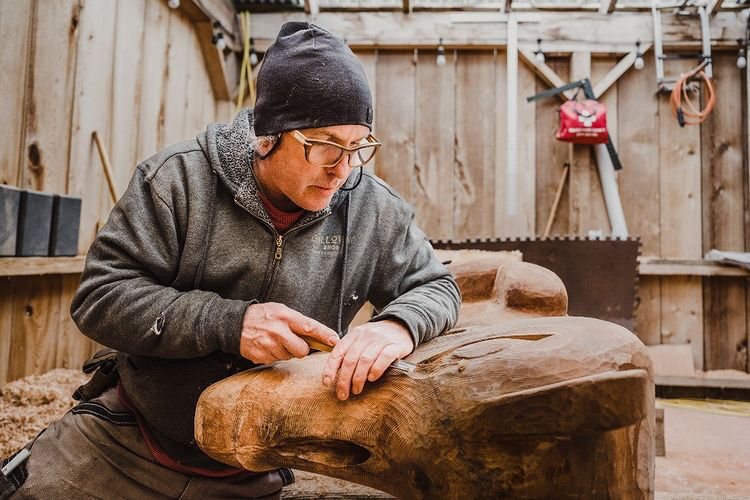 Introduction to Carving Wood with Hand tools workshop - Carving on the Edge Festival