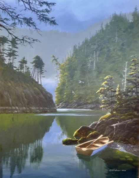 Tofino Arts Council - Water and reflections demo Mark Hobson