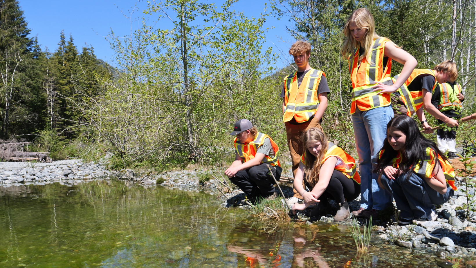  Land-Based Learning at Hiłsyaqƛis, Tranquil Creek Watershed with Redd Fish Restoration West Coast NEST