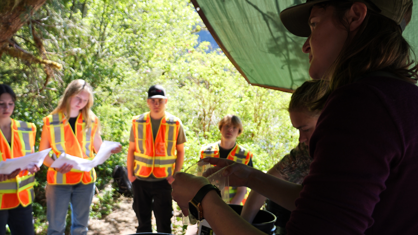  Land-Based Learning at Hiłsyaqƛis, Tranquil Creek Watershed with Redd Fish Restoration West Coast NEST