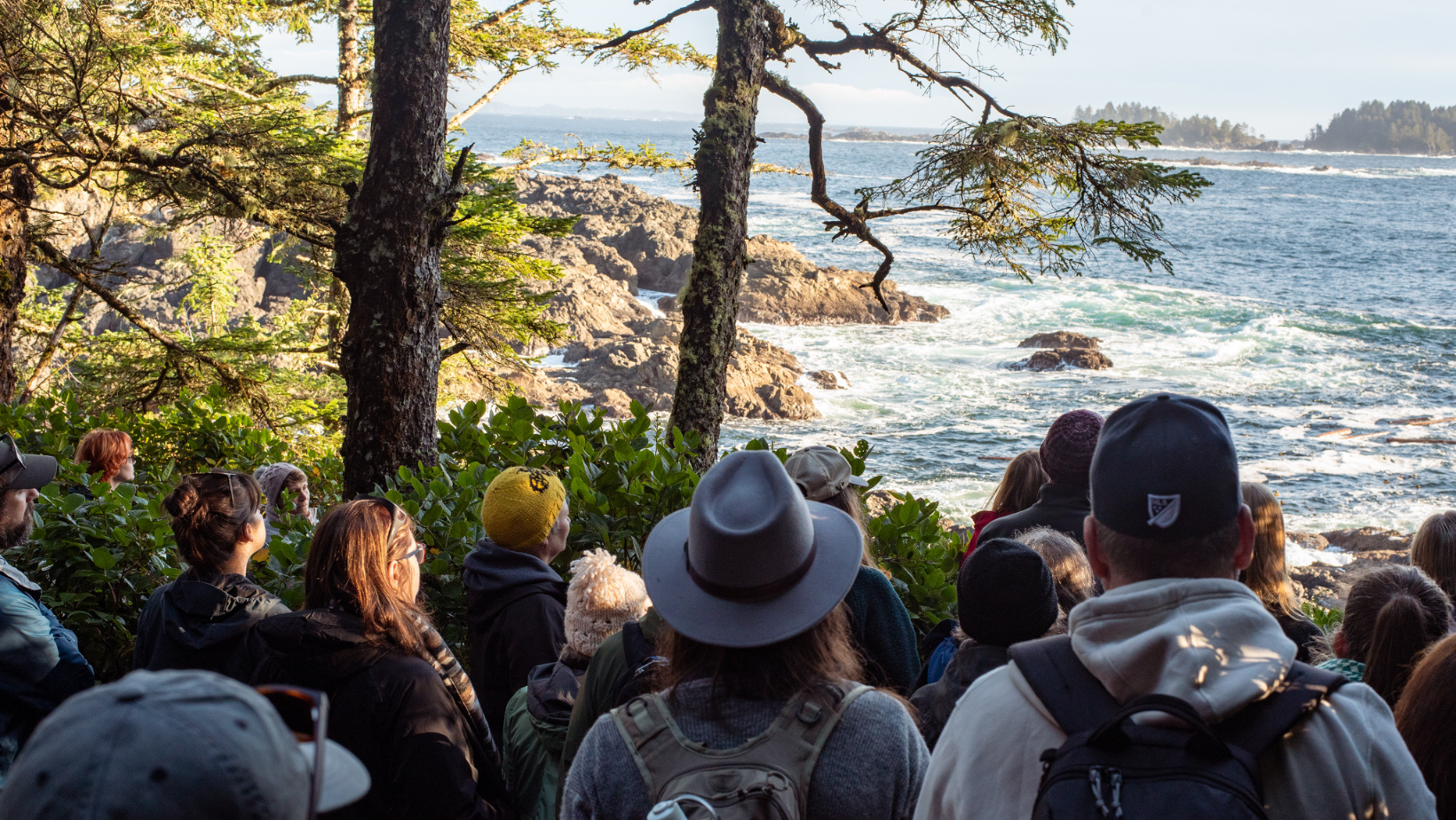 West Coast Fibre Art Retreat 2025 Guided Wild Pacific Trail Walk